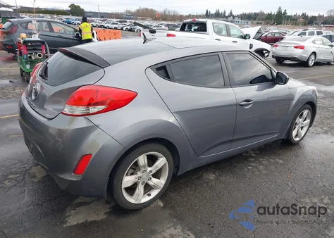 2012 Hyundai Veloster Base W/Black from USA, damaged, VIN KMHTC6ADXCU050938